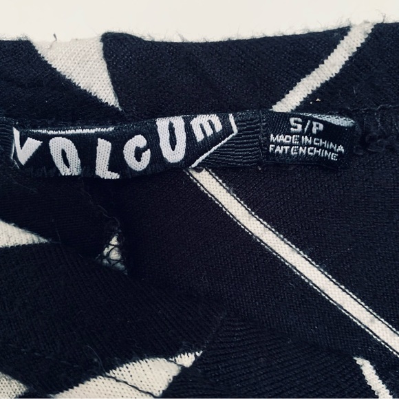 Volcom Women's Black & White Stripe Full Length Maxi Skirt | Size: S - Picture 4 of 7